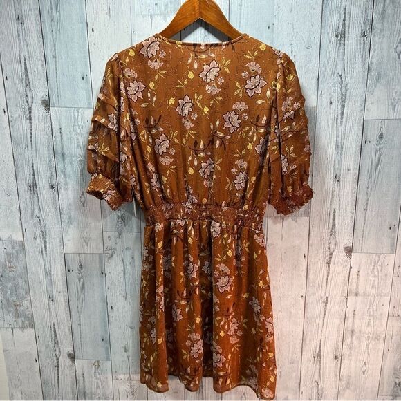 Collective Concepts Women’s Smock Dress sz M Floral NEW # E192 - Picture 5 of 9